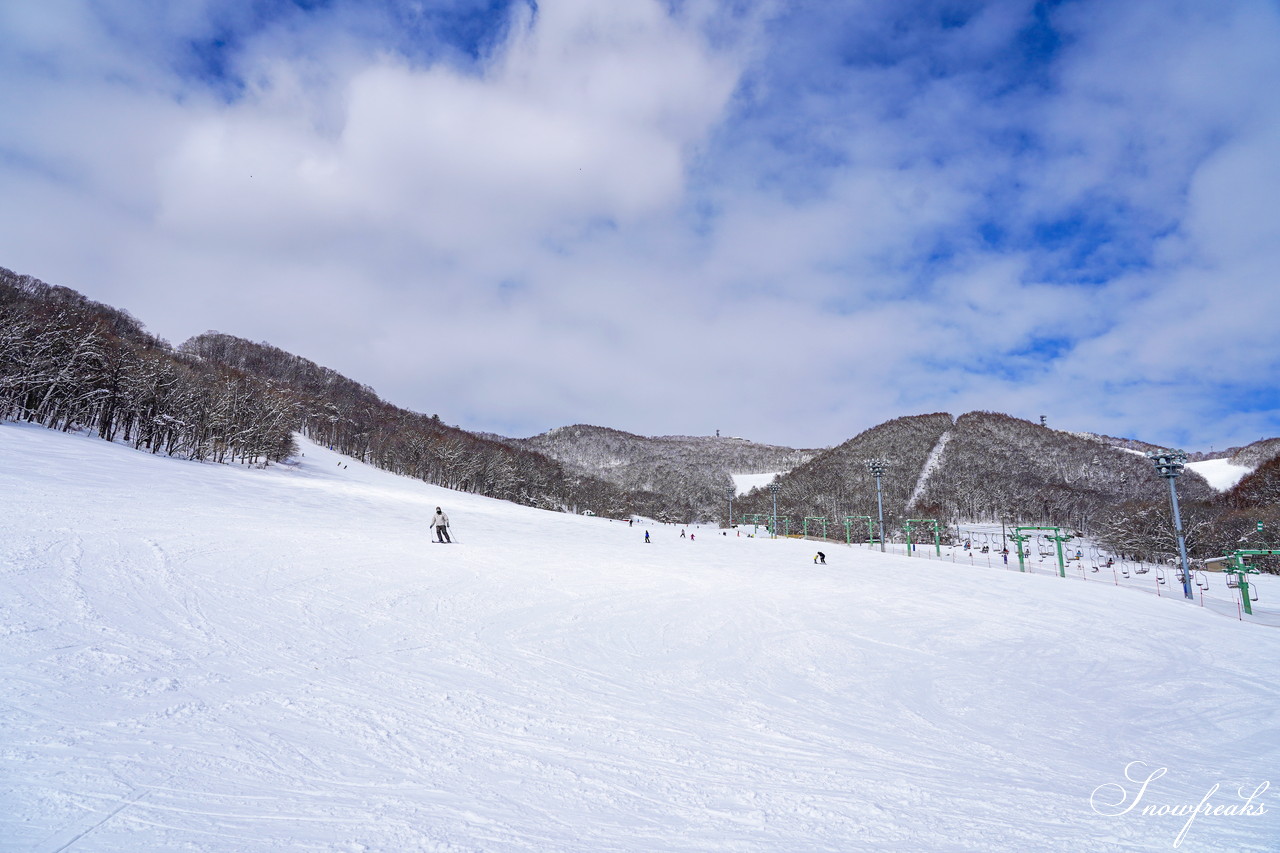 札幌藻岩山スキー場 ゲレンデの積雪は今季最深の125cm！コンディション良好で素晴らしいスキー日和に♪